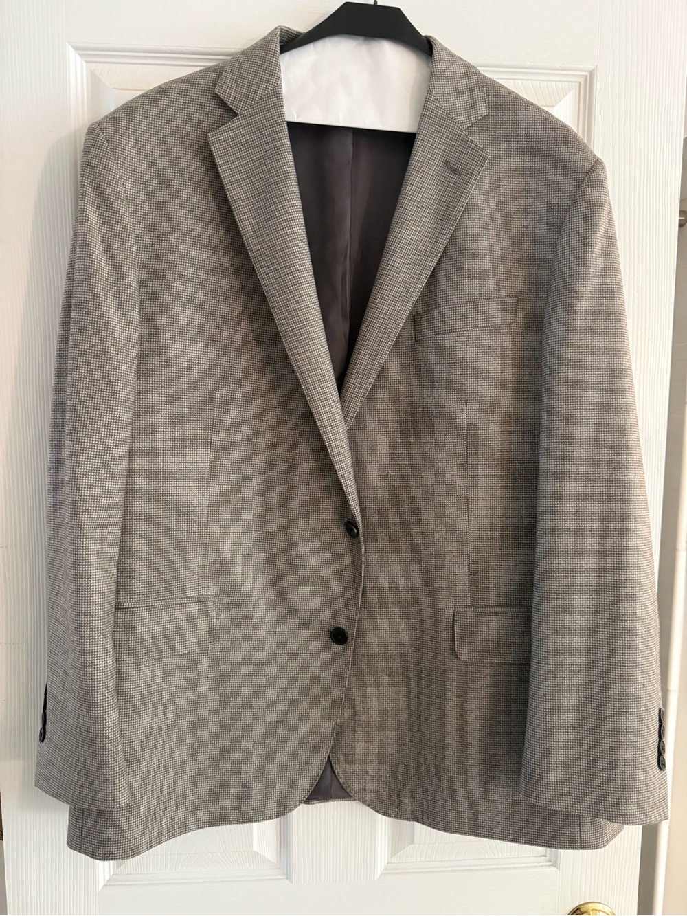 Brooks Brothers Classic 48R Gray Men's Blazer - Tailored Two-Button Jacket